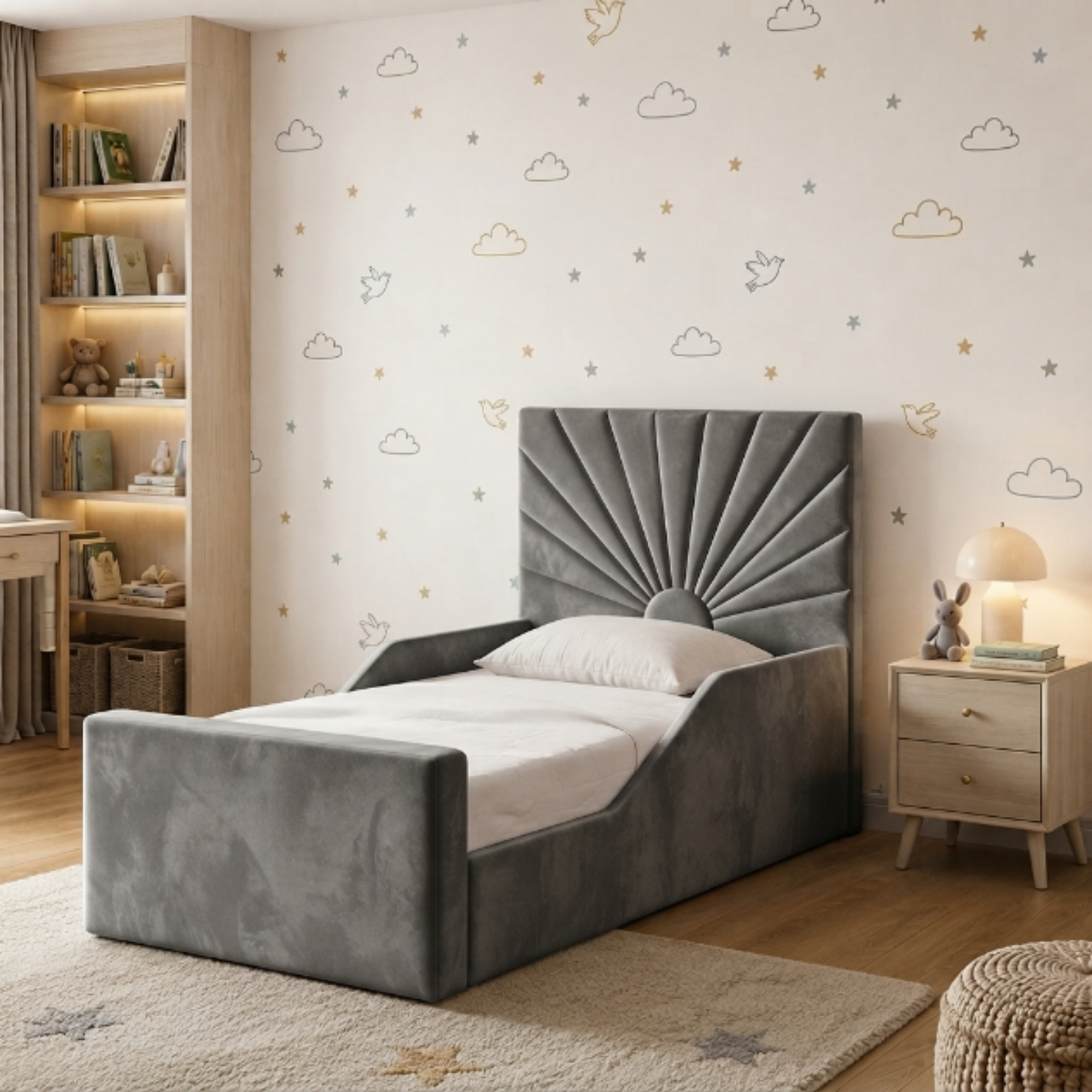 Sunburst Ottoman Kids Bed