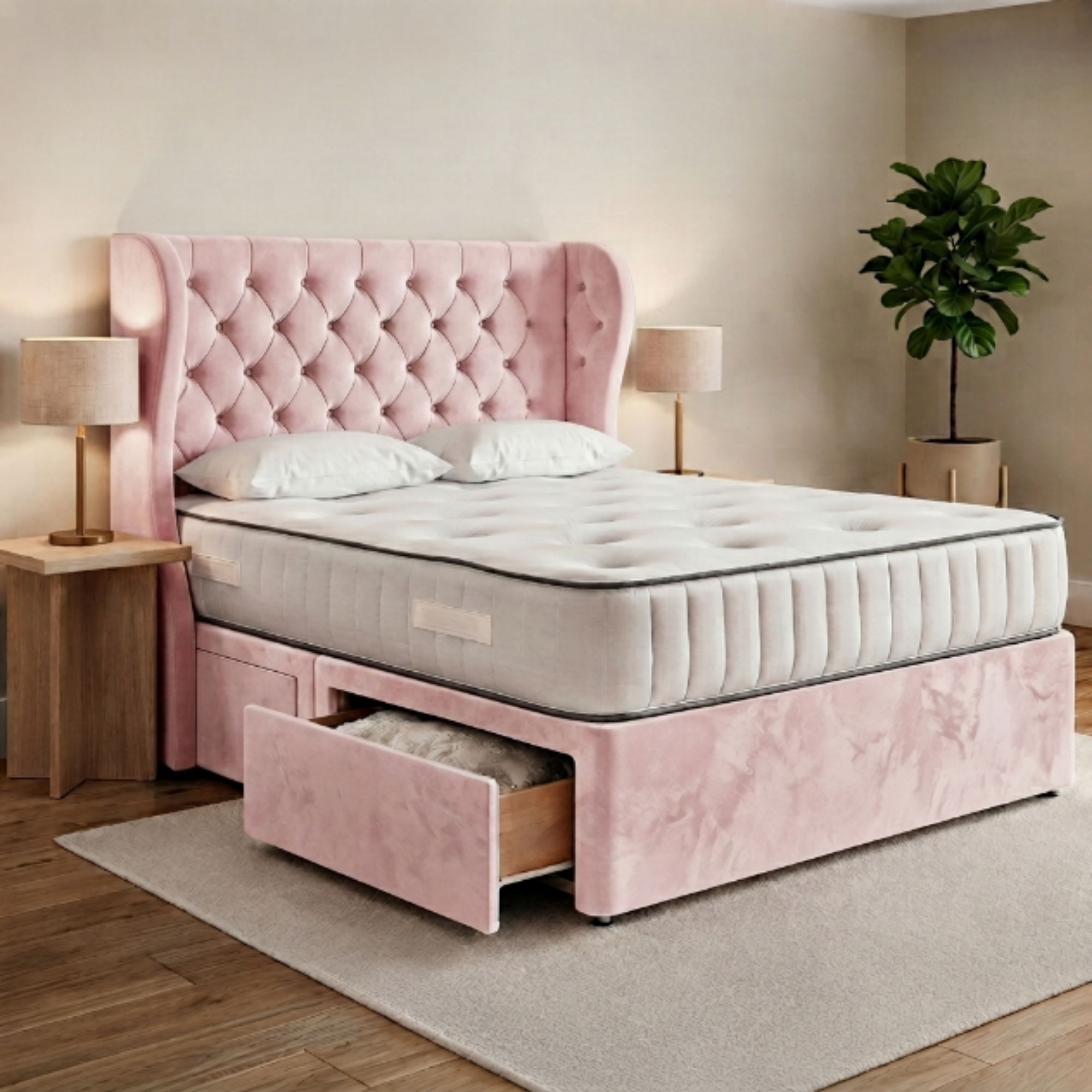 Chesterfield Storage Divan Bed