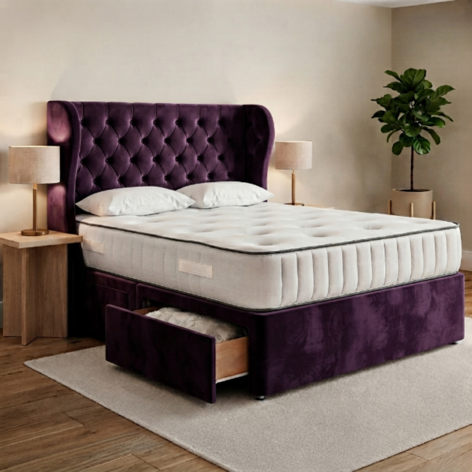 Chesterfield Storage Divan Bed