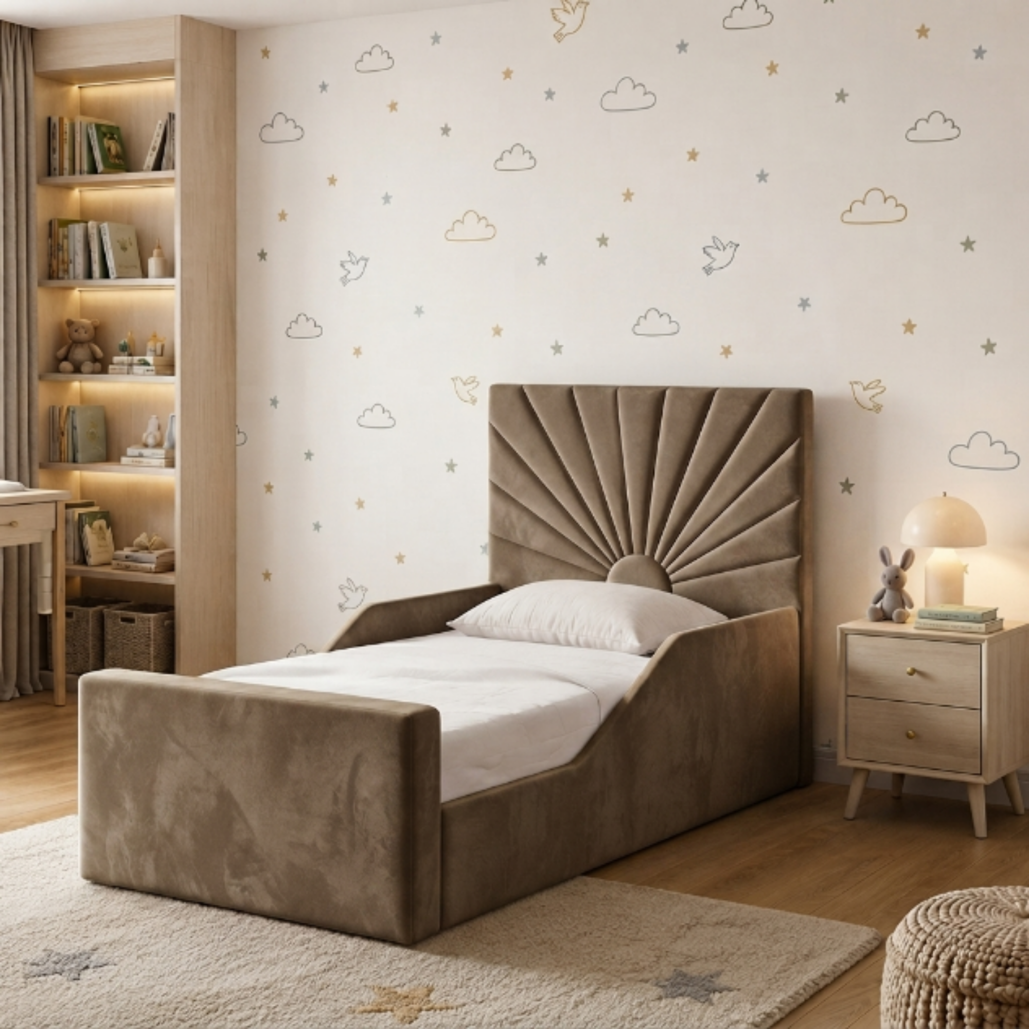 Sunburst Ottoman Kids Bed