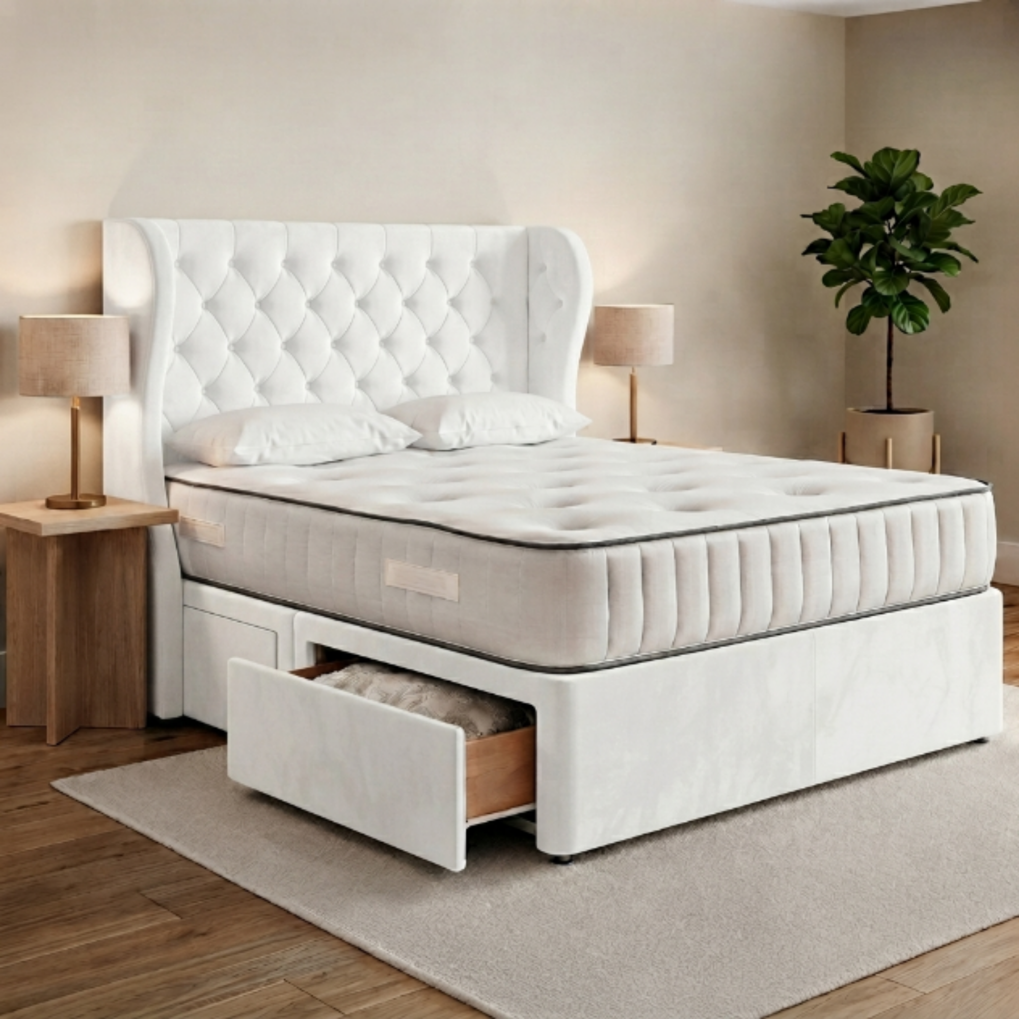 Chesterfield Storage Divan Bed