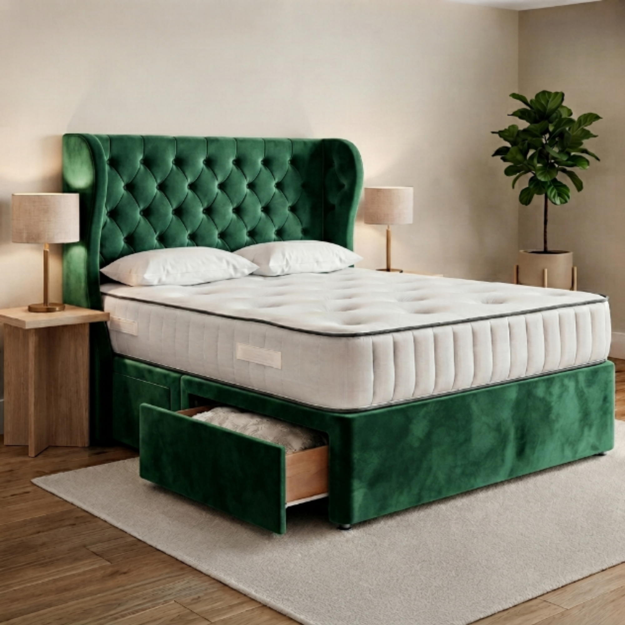 Chesterfield Storage Divan Bed