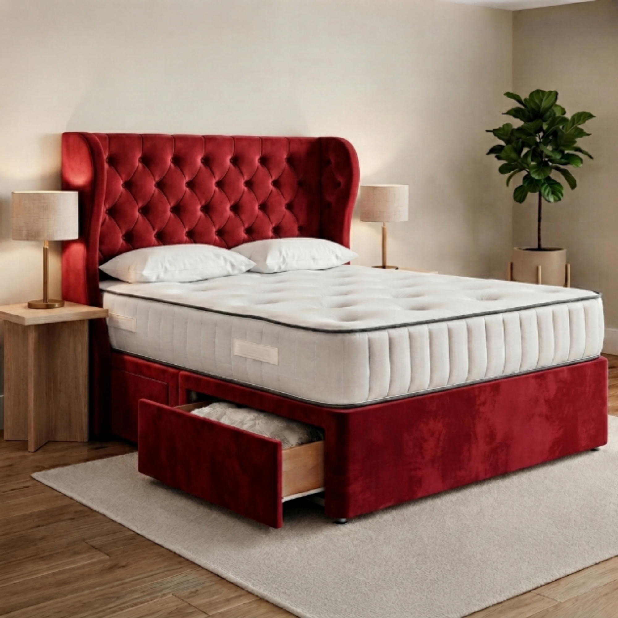 Chesterfield Storage Divan Bed