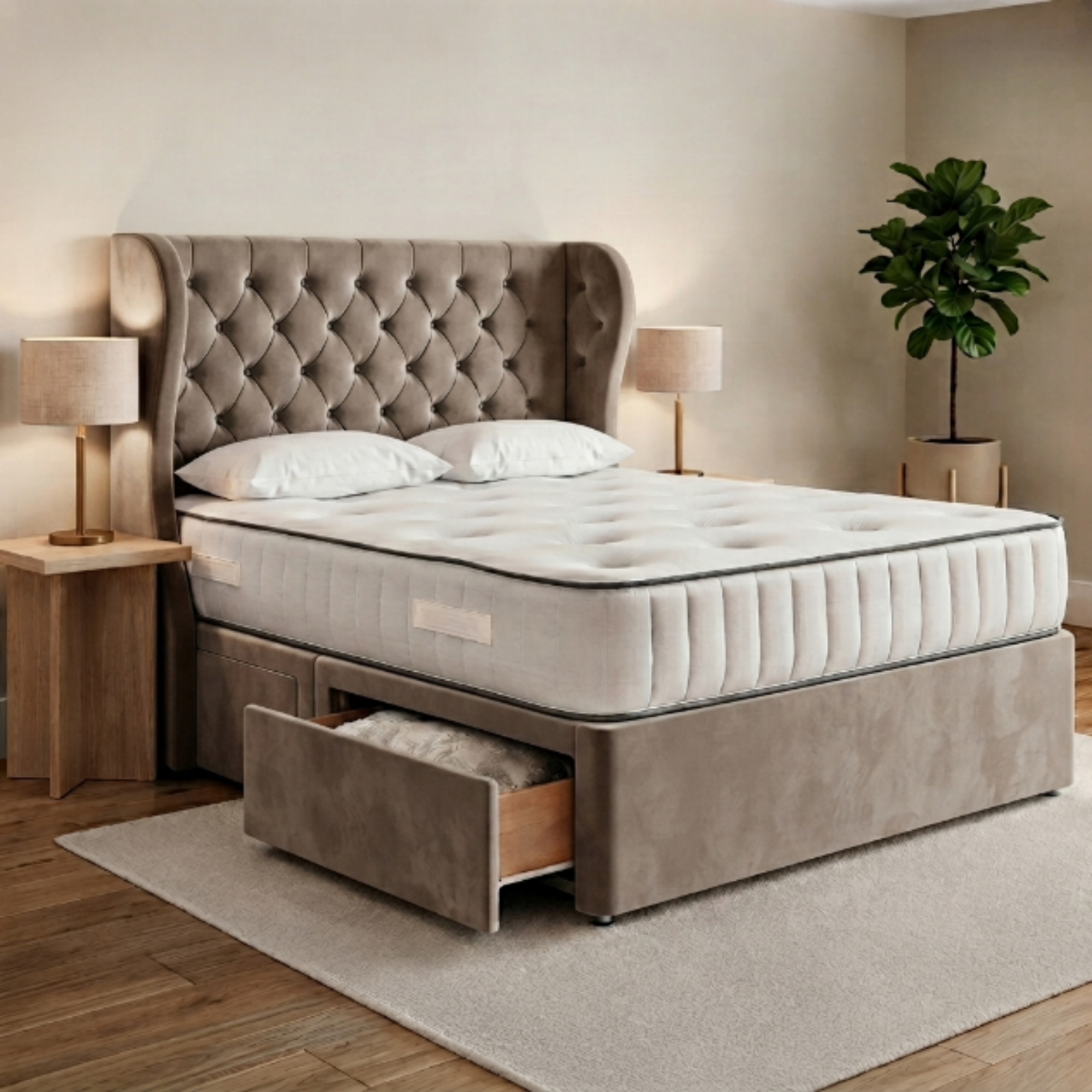 Chesterfield Storage Divan Bed
