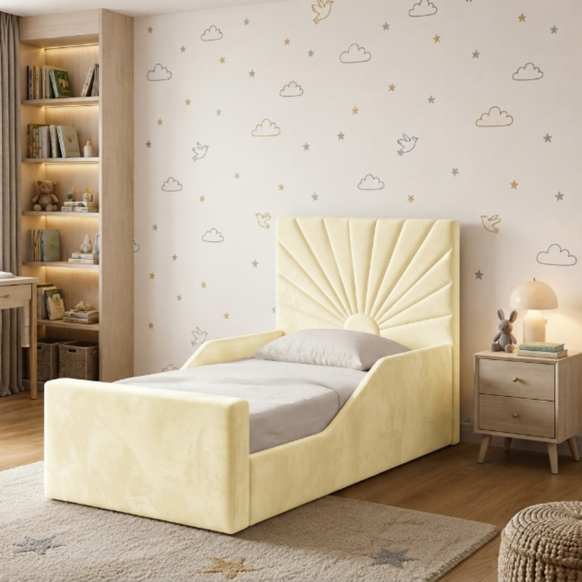 Sunburst Ottoman Kids Bed