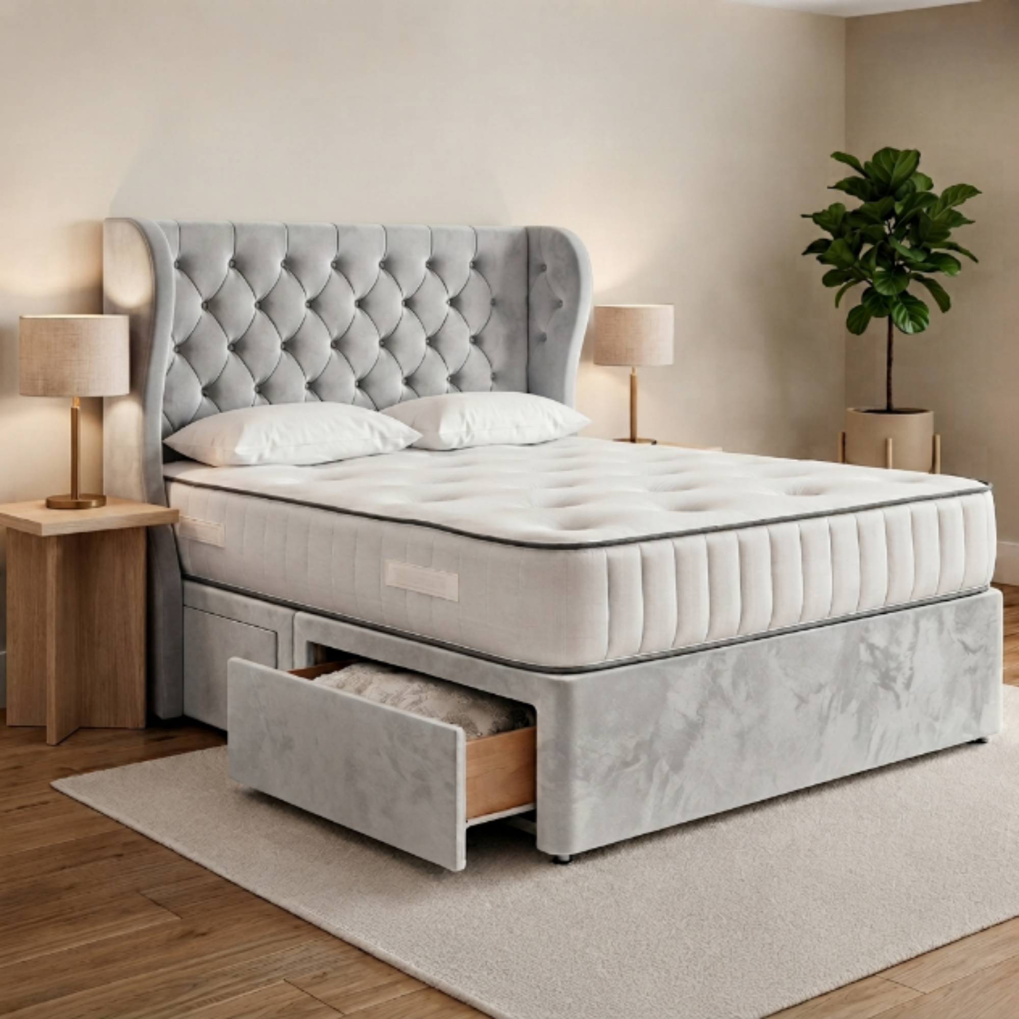 Chesterfield Storage Divan Bed