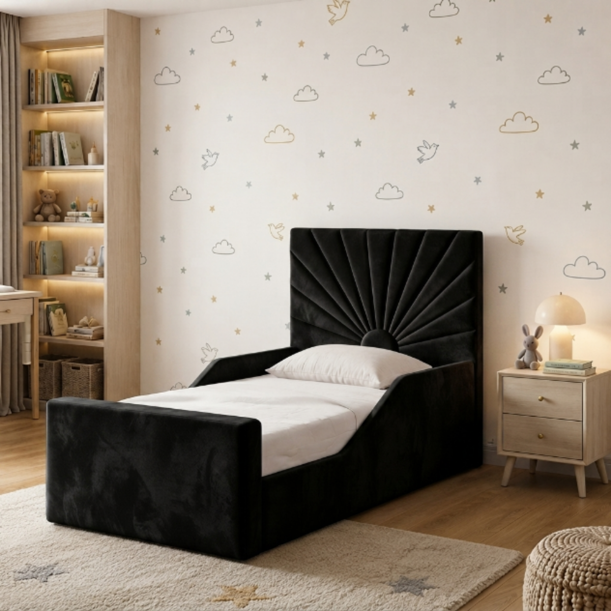 Sunburst Ottoman Kids Bed