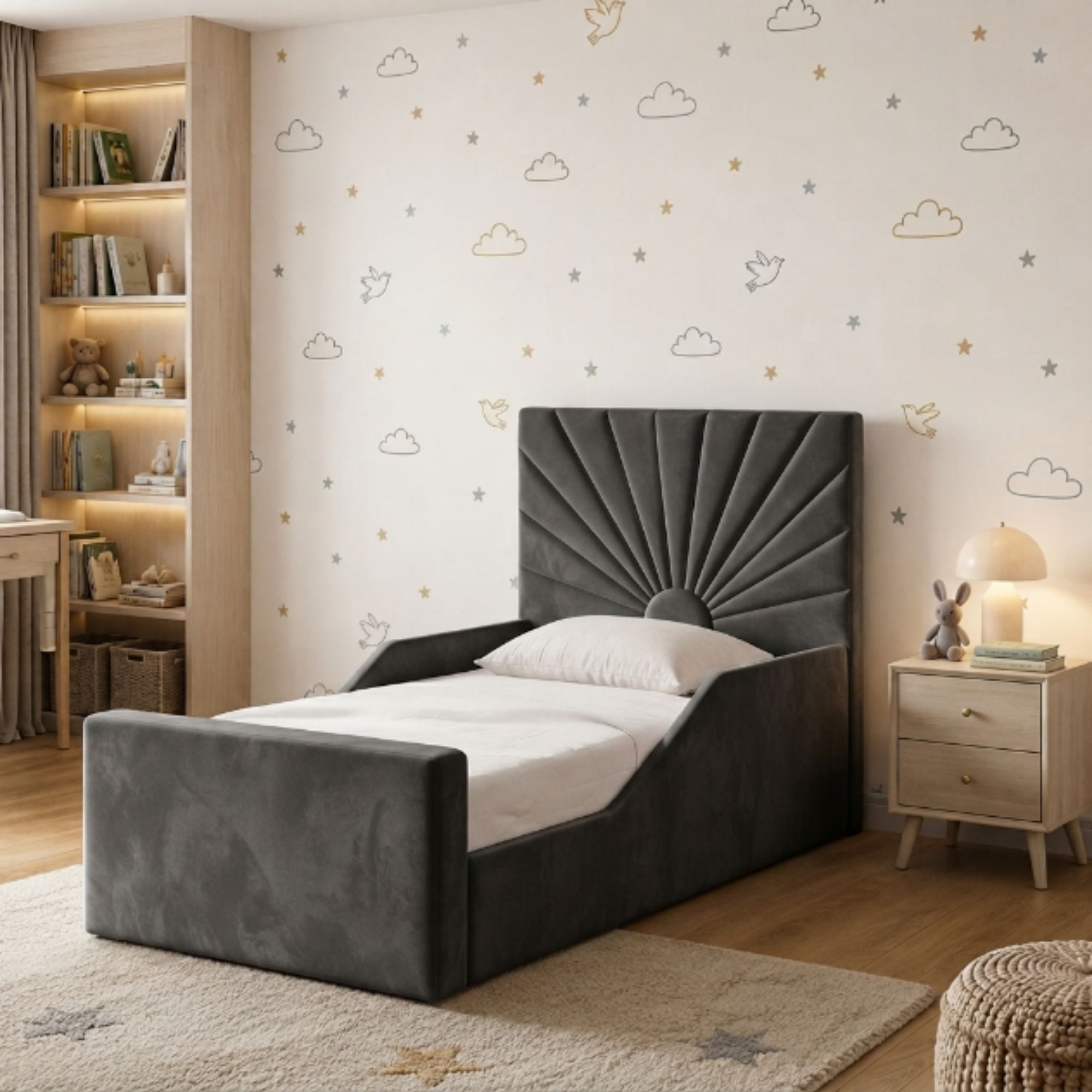 Sunburst Ottoman Kids Bed