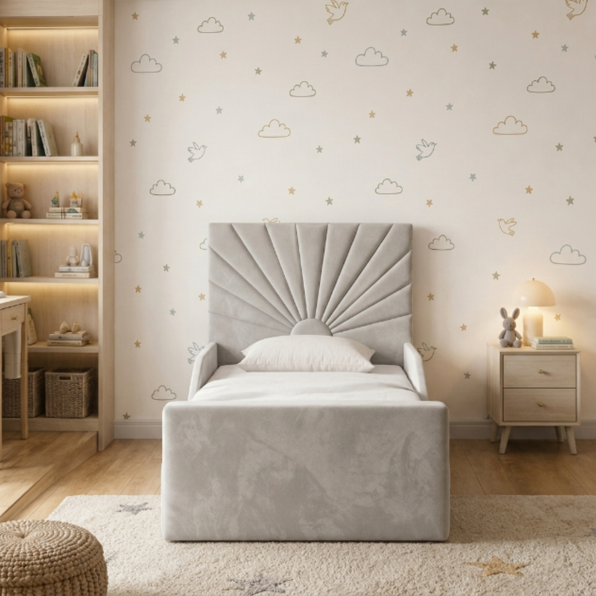 Sunburst Ottoman Kids Bed