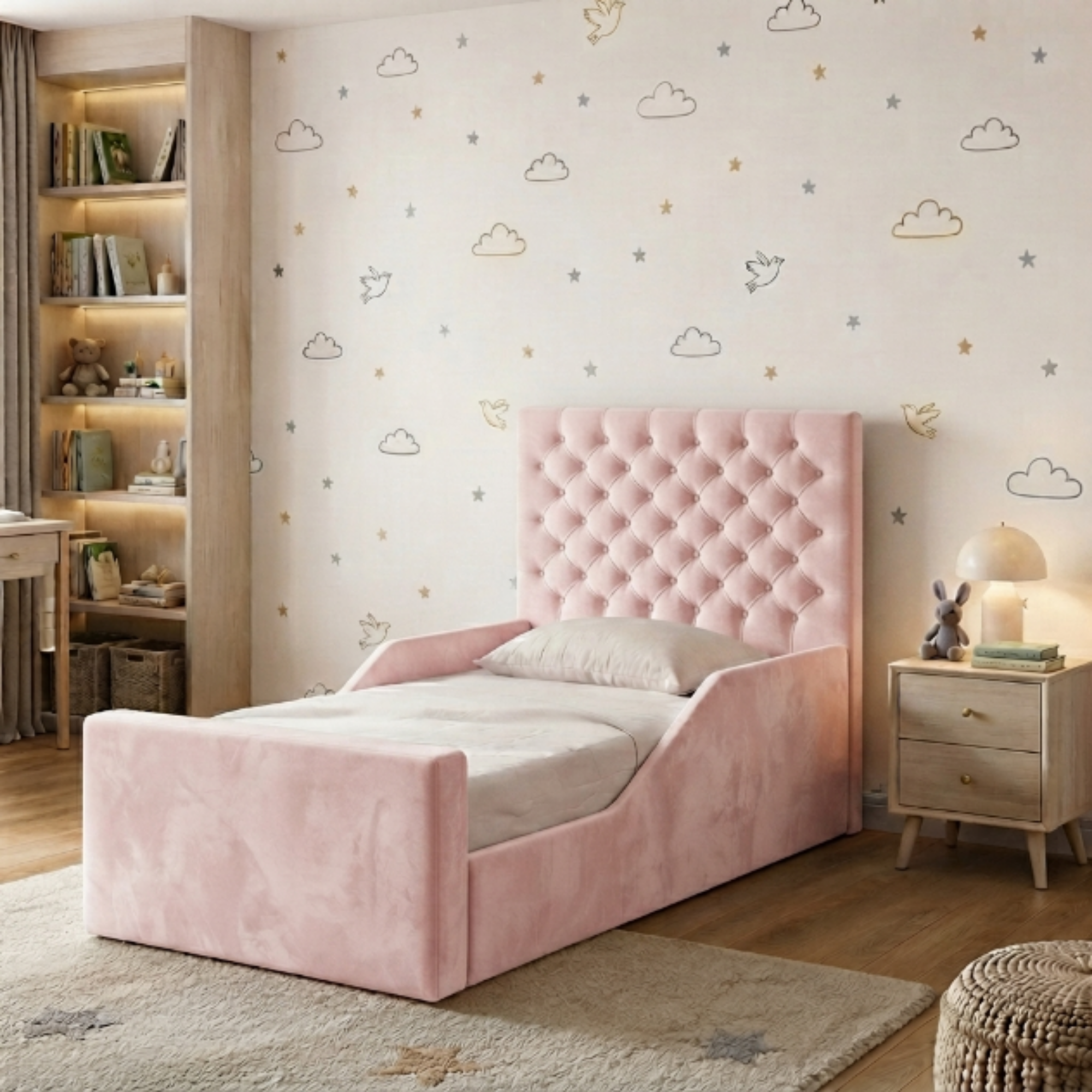 Chesterfield Ottoman Kids Bed
