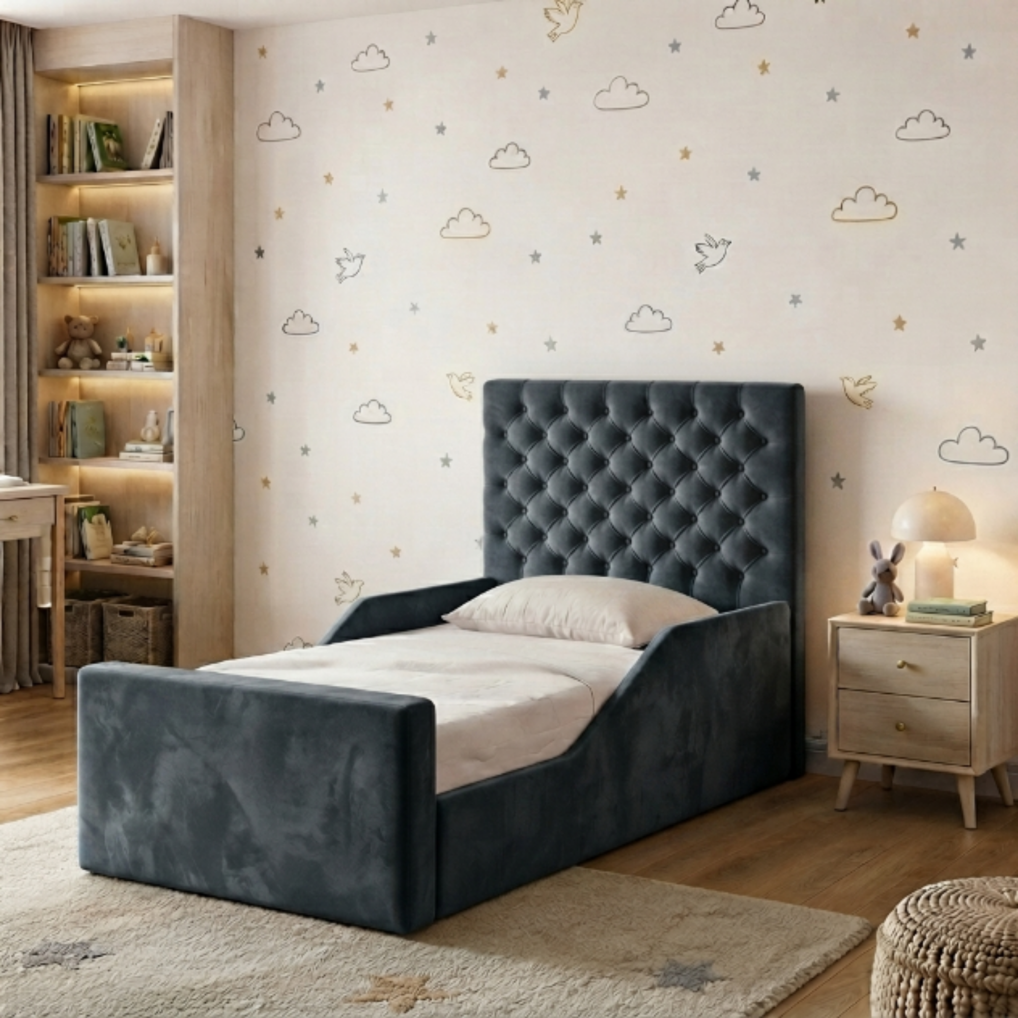 Chesterfield Ottoman Kids Bed