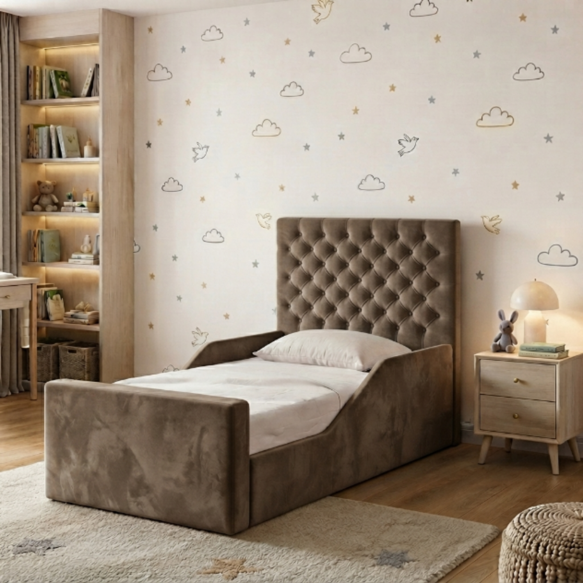 Chesterfield Ottoman Kids Bed