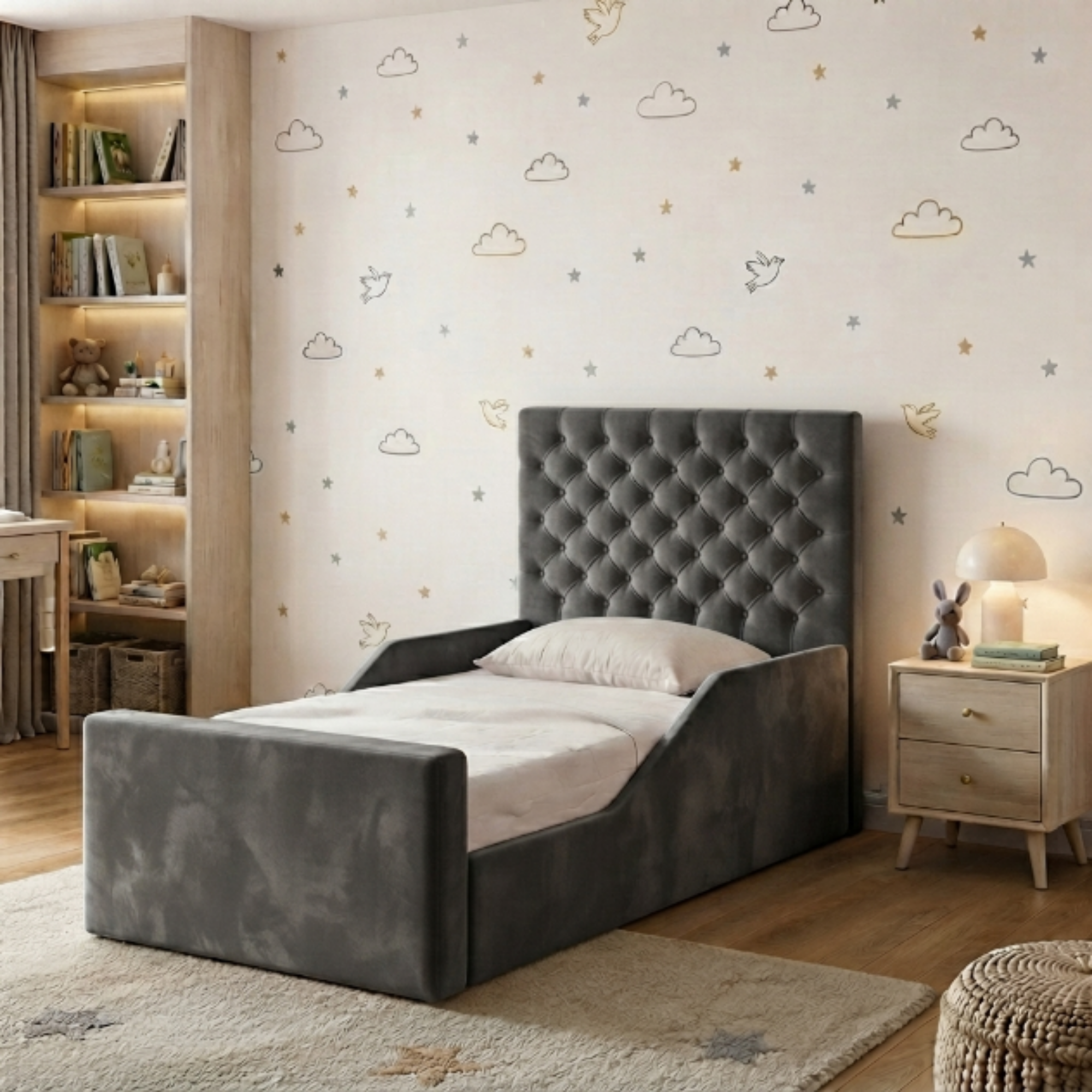 Chesterfield Ottoman Kids Bed
