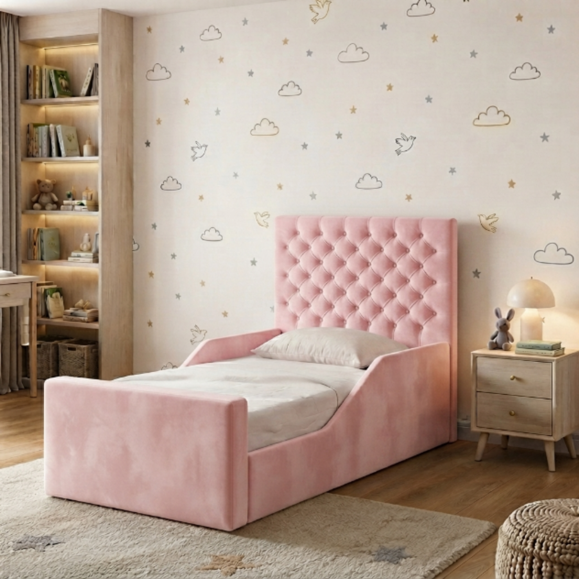 Chesterfield Ottoman Kids Bed