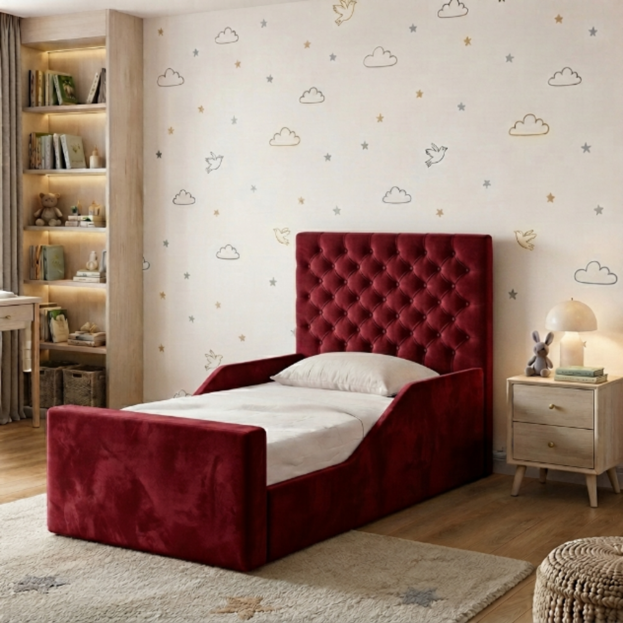 Chesterfield Ottoman Kids Bed