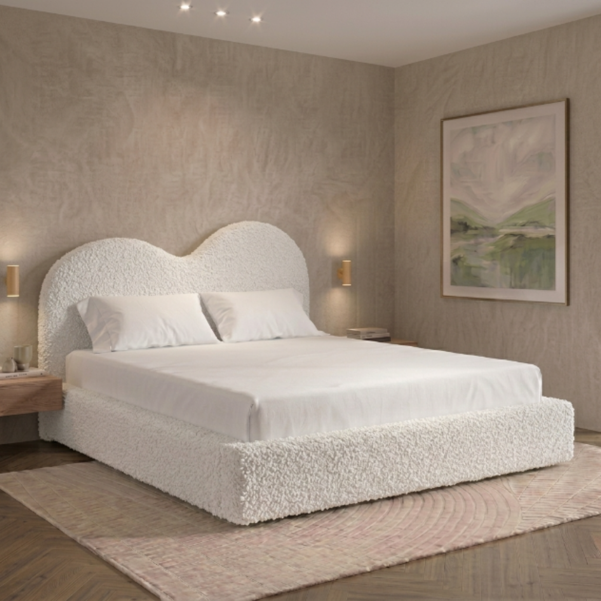 Curved Teddy Bed