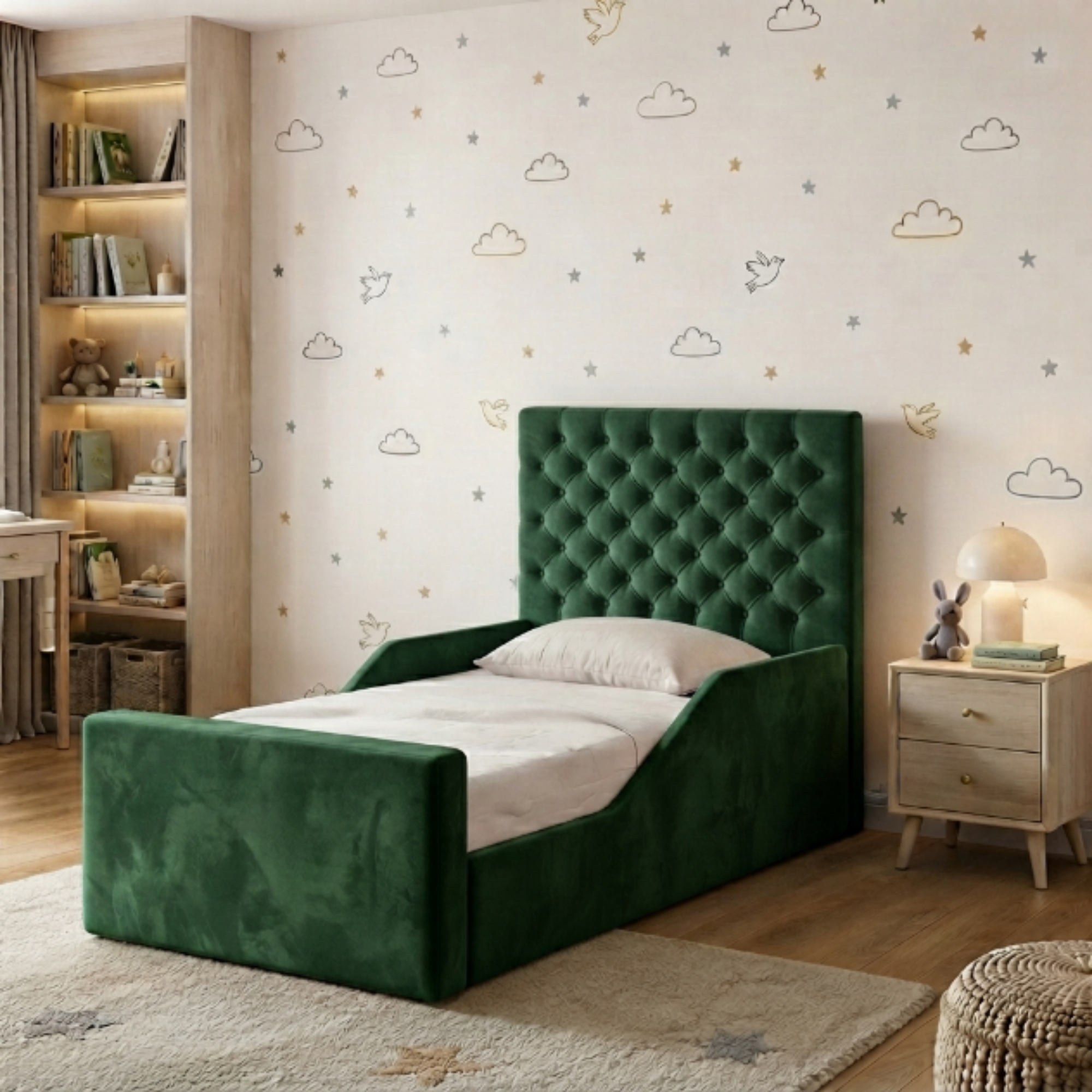 Chesterfield Ottoman Kids Bed