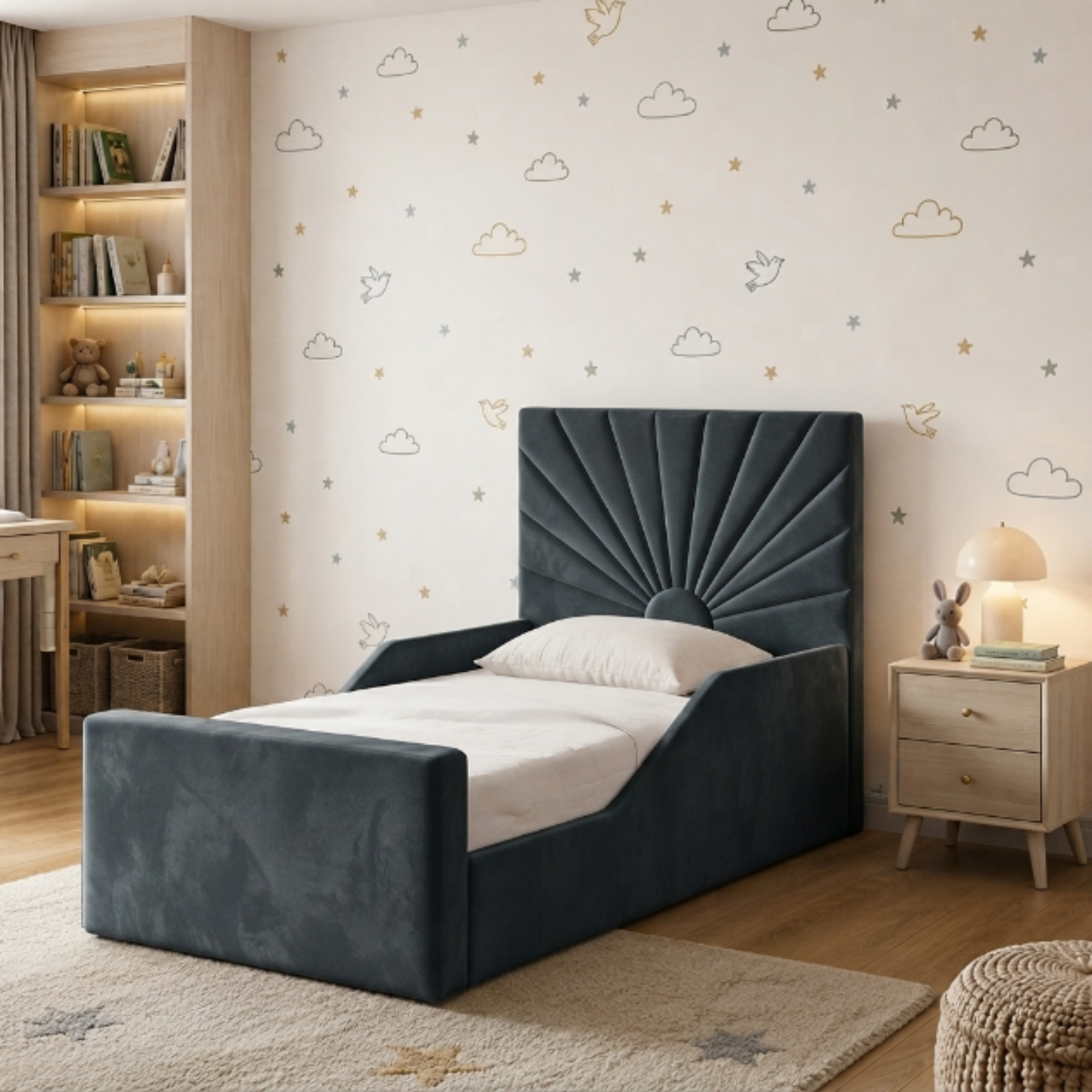 Sunburst Ottoman Kids Bed