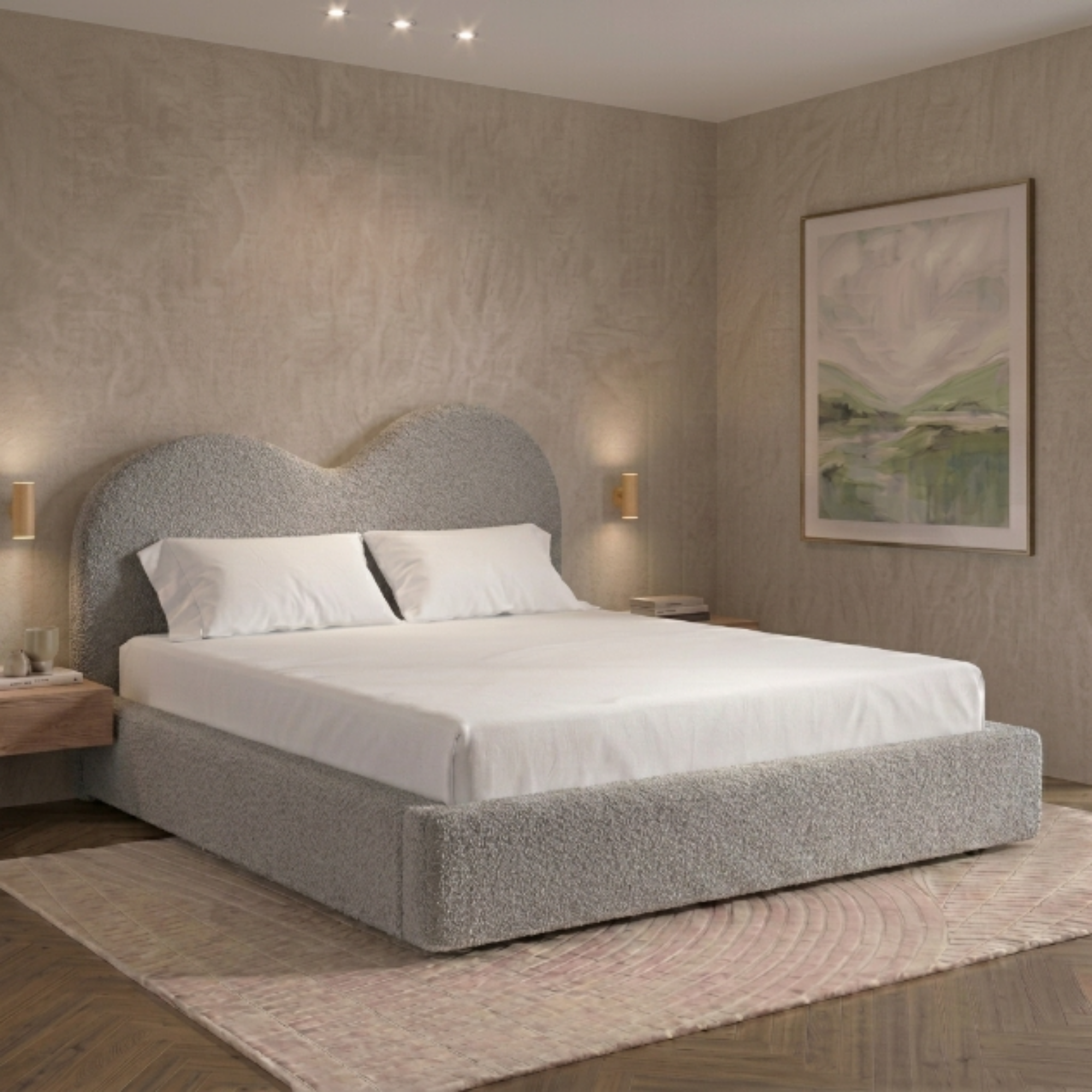 Curved Teddy Bed