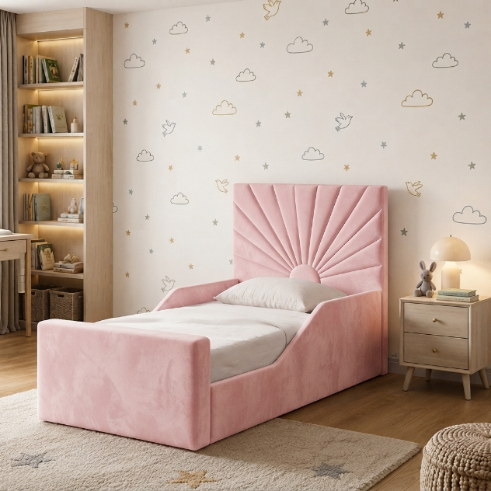 Sunburst Ottoman Kids Bed
