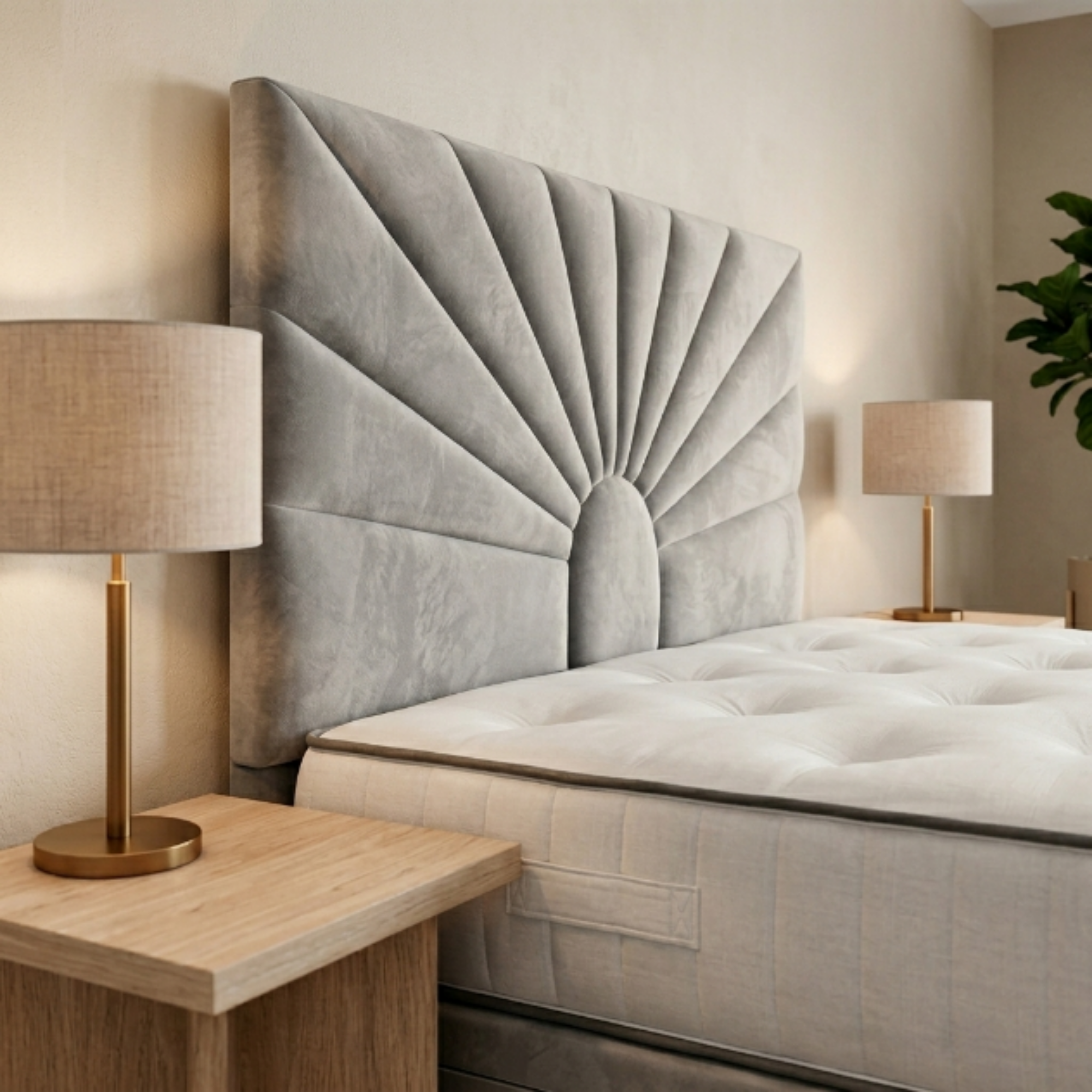 Sunburst Panel Divan Bed