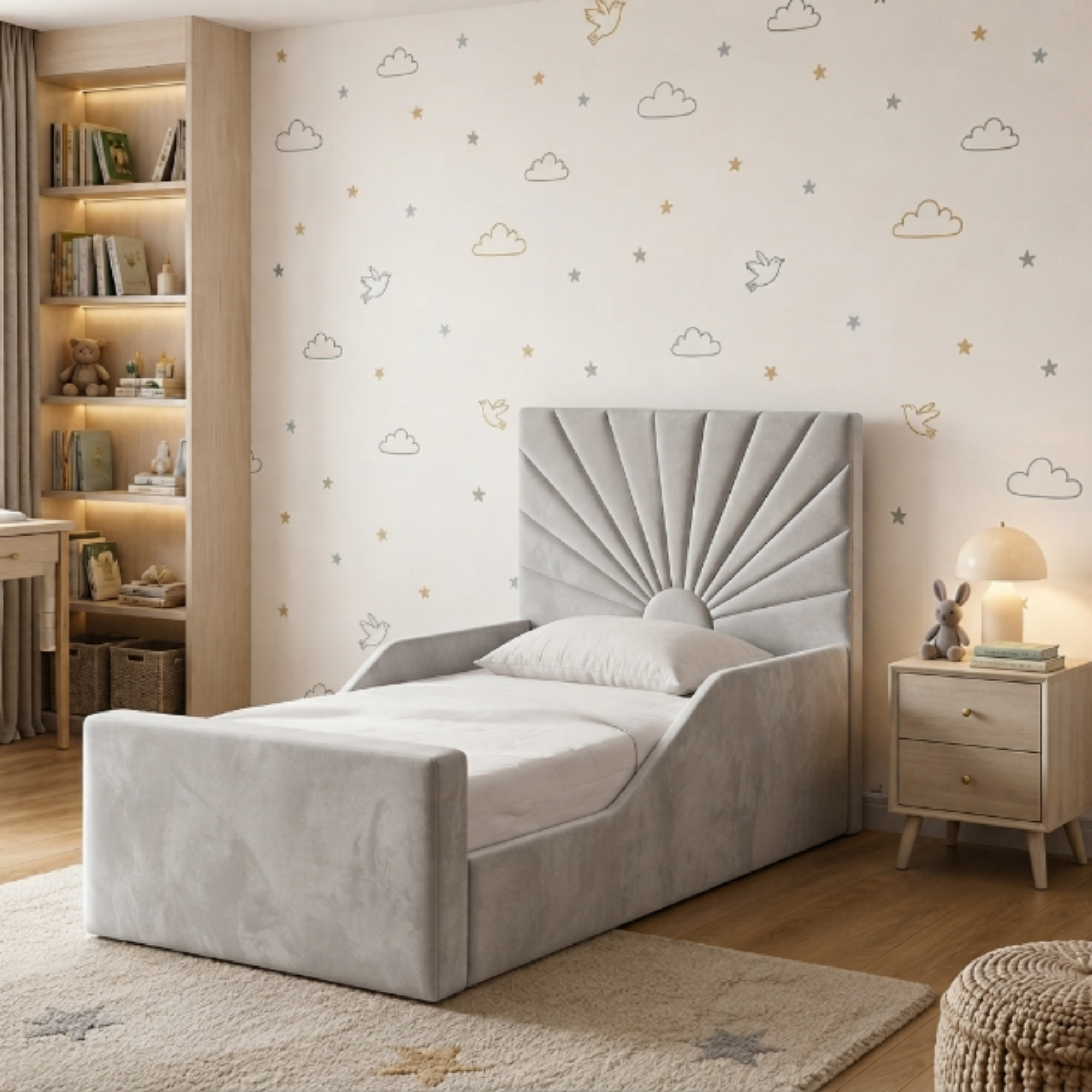 Sunburst Ottoman Kids Bed