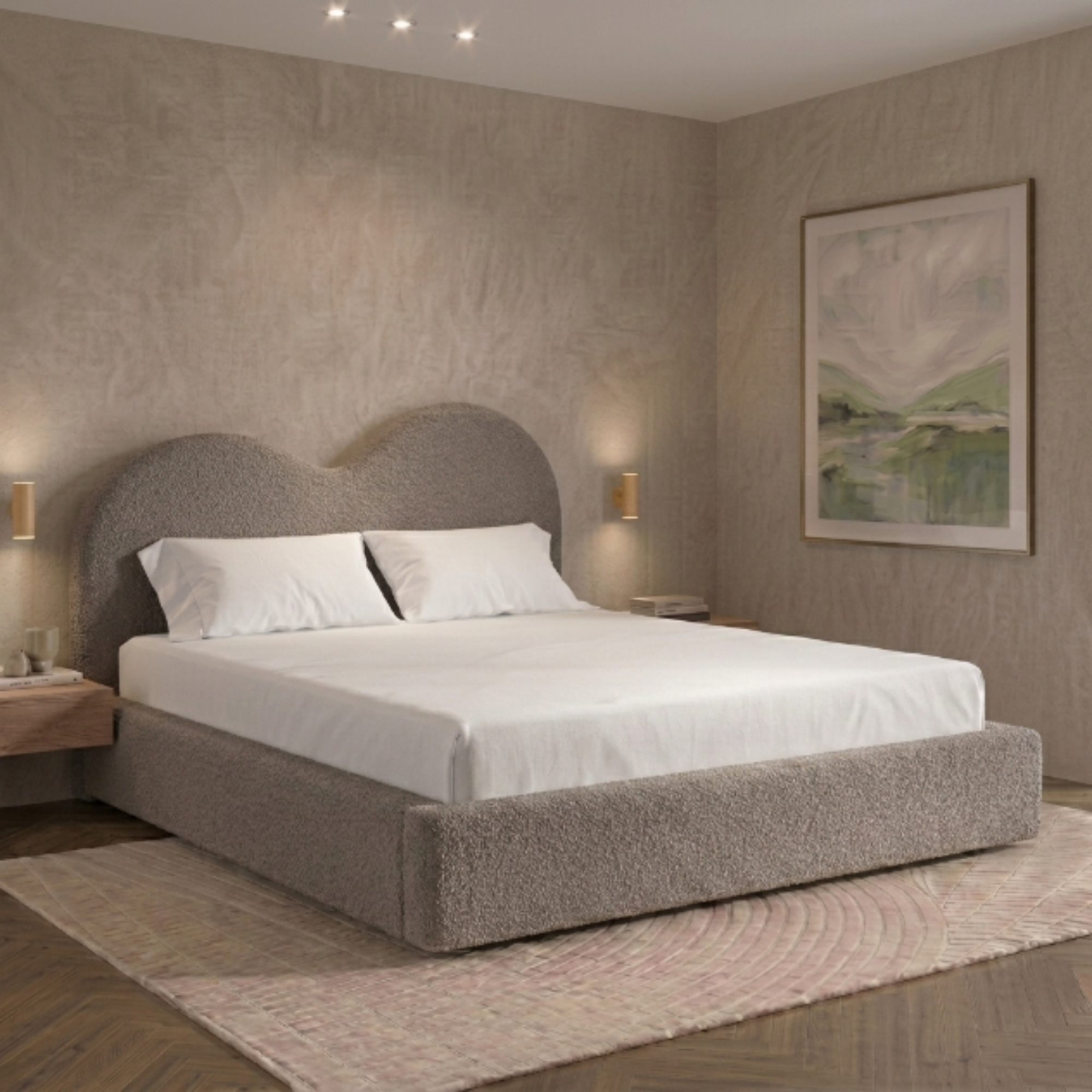 Curved Teddy Bed