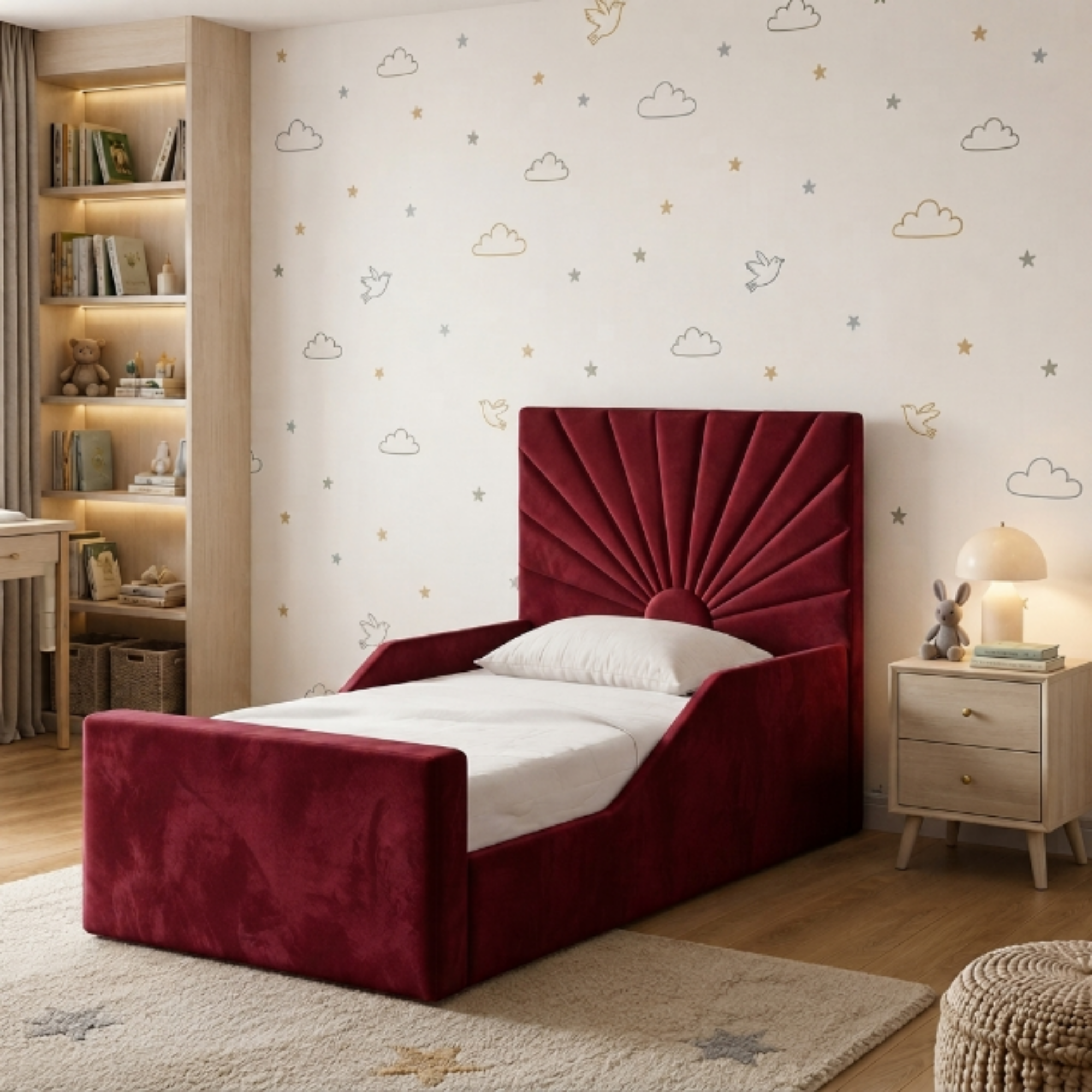 Sunburst Ottoman Kids Bed
