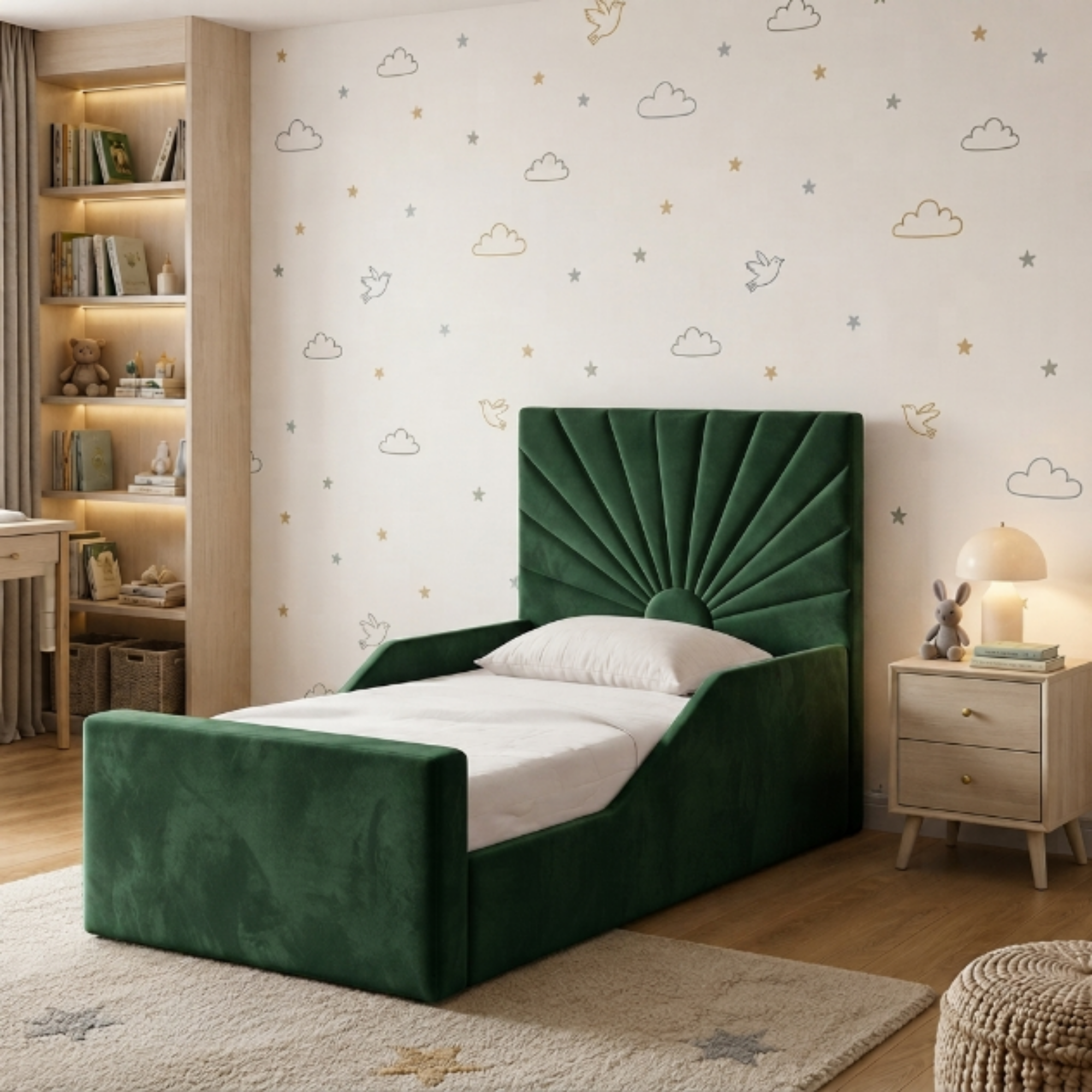 Sunburst Ottoman Kids Bed