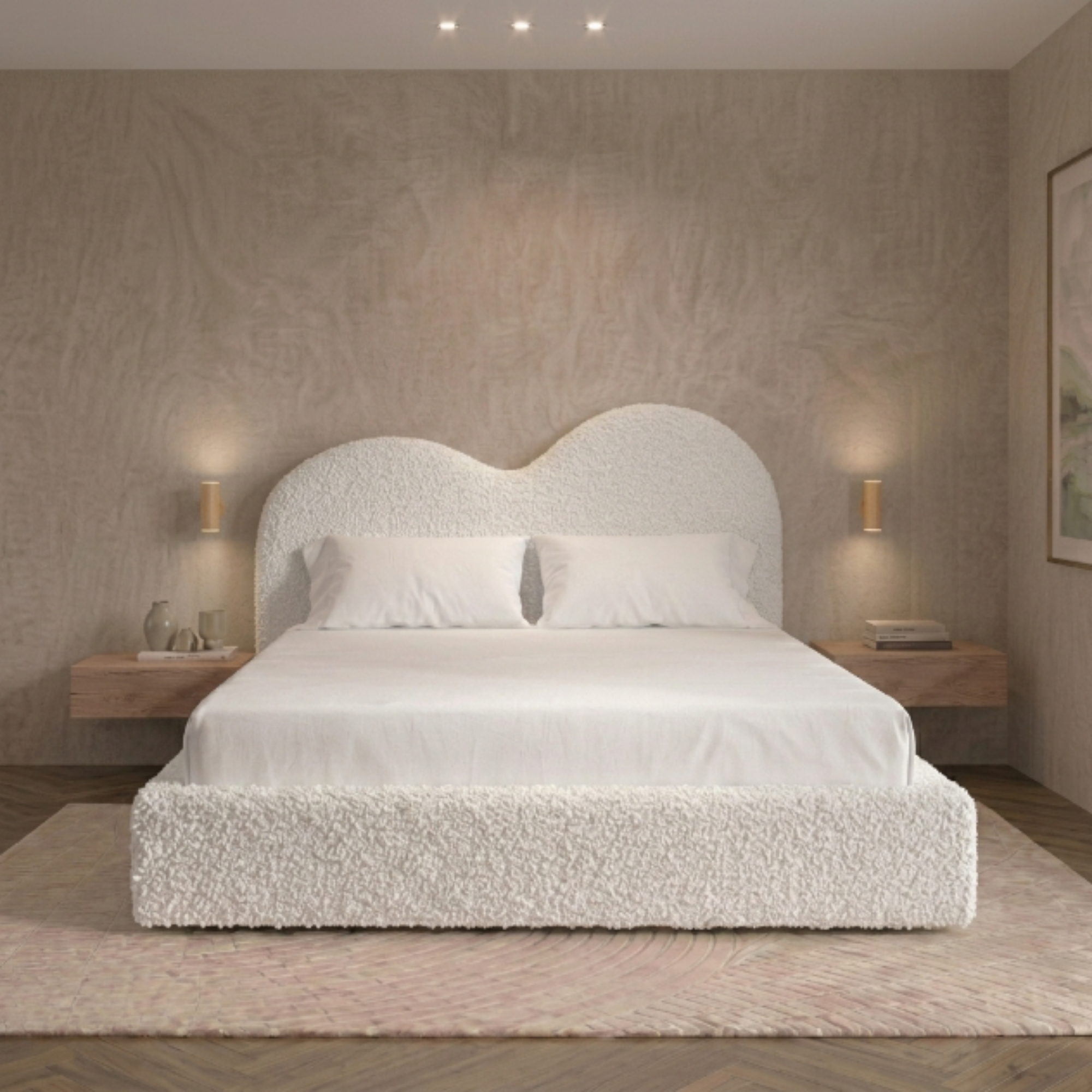 Curved Teddy Bed