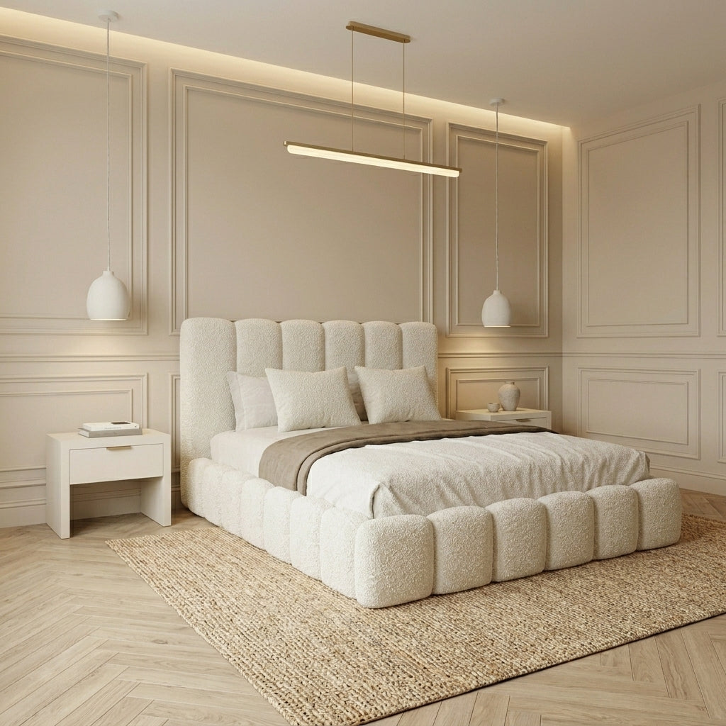 Vale Teddy Bouclé Bumper Bed