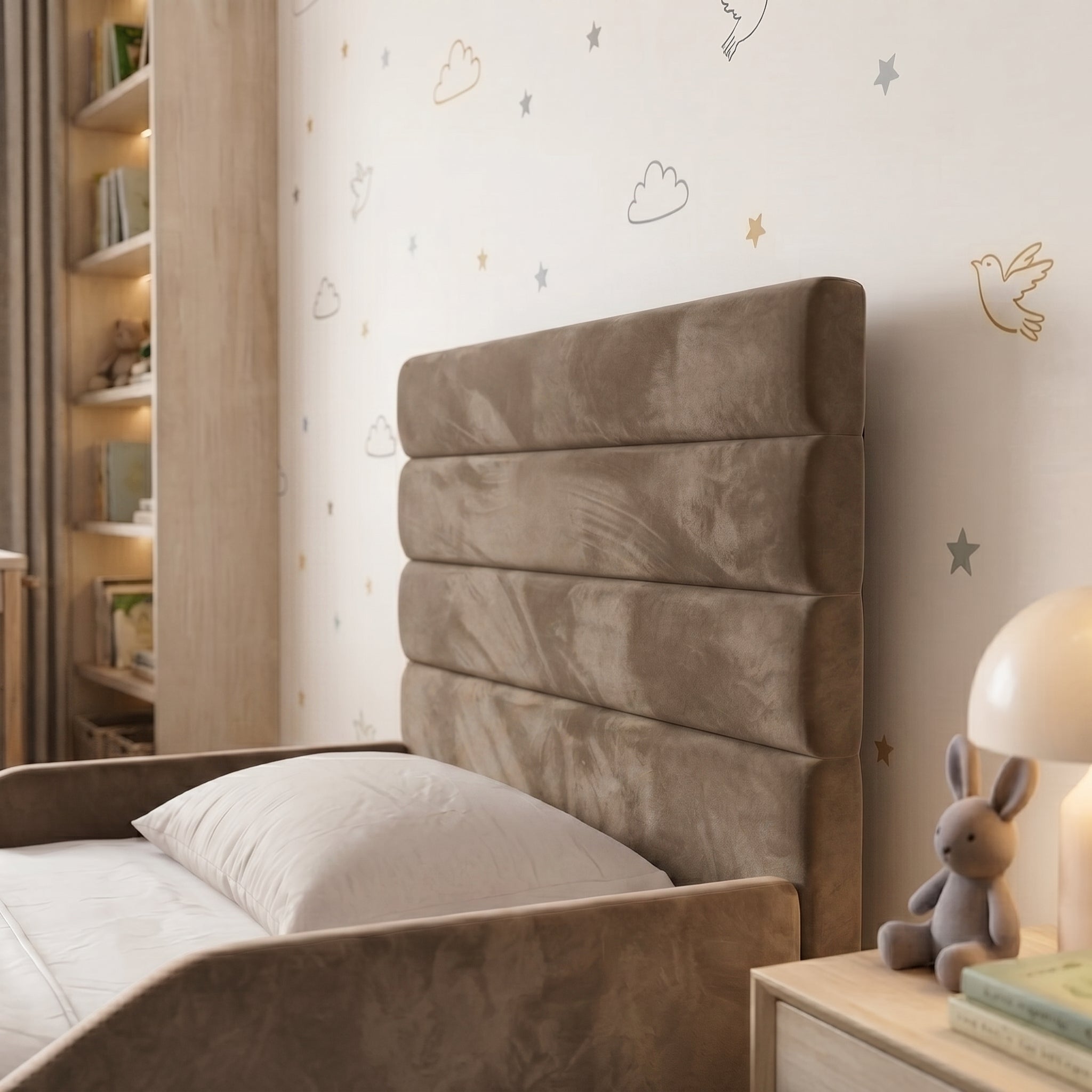 Horizontal Panel Ottoman Kids Bed