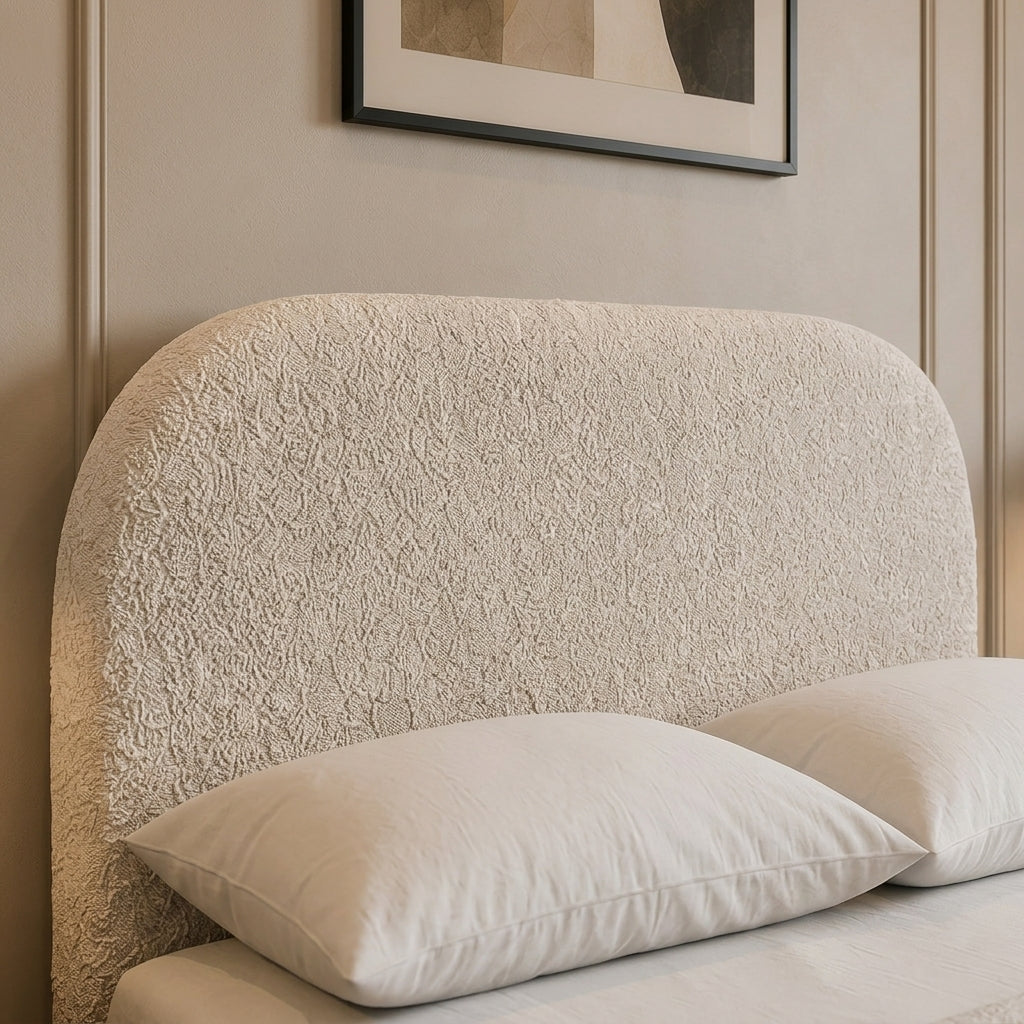 Sienna Teddy Bouclé Curved Bed