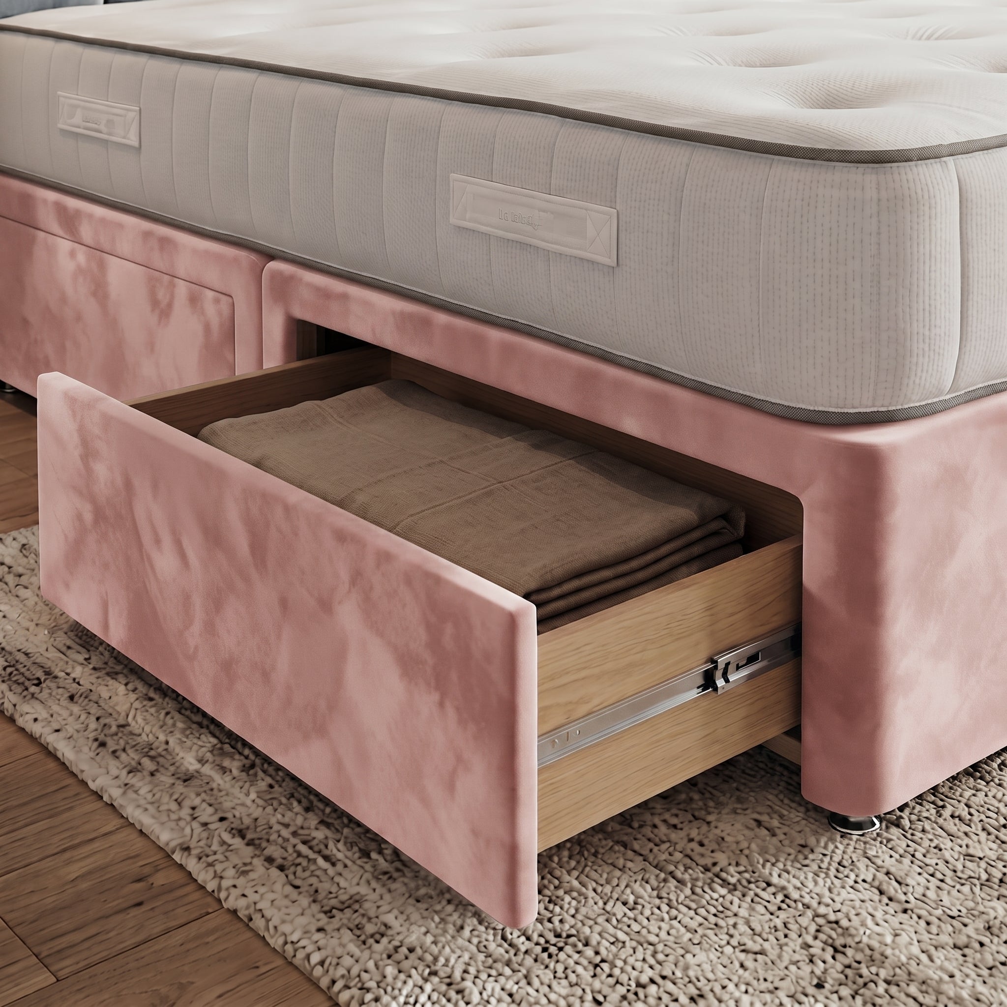 Sunburst Panel Divan Bed