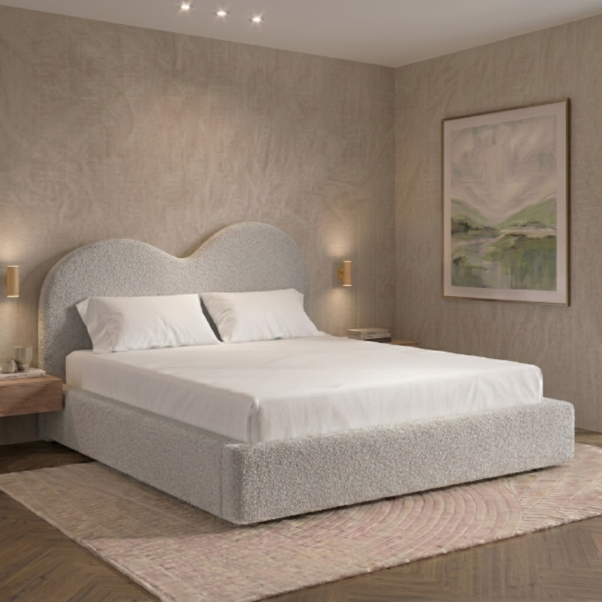 Curved Teddy Bed