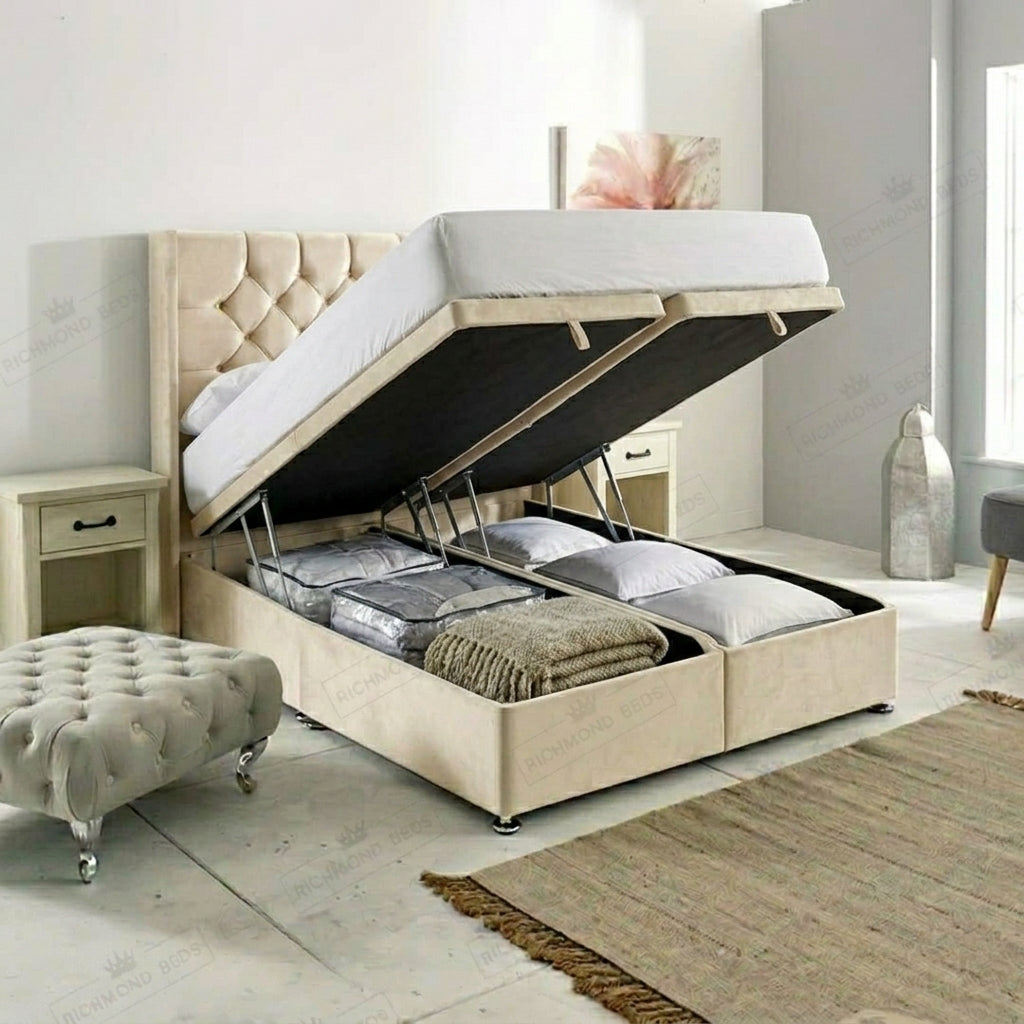 Side Lift Ottoman Divan Bed